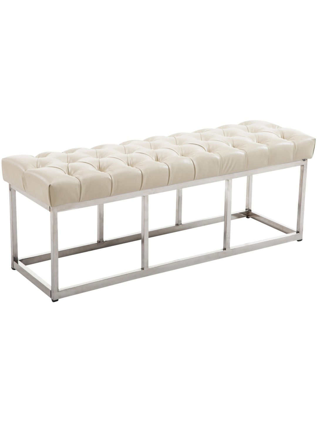 Bænk Amun kunstlæder E120, creme