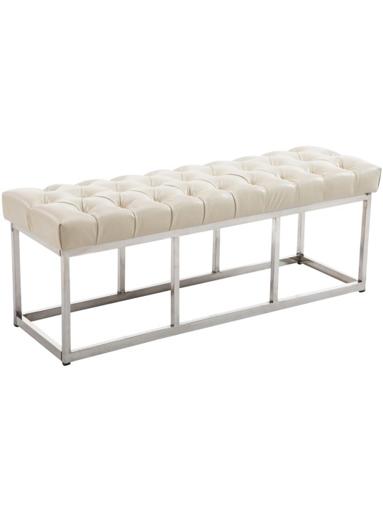 Bænk Amun kunstlæder E120, creme