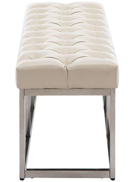 Bænk Amun kunstlæder E120, creme