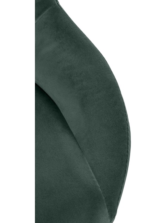 Sæt med 2 barstole Milet velvet C, grøn