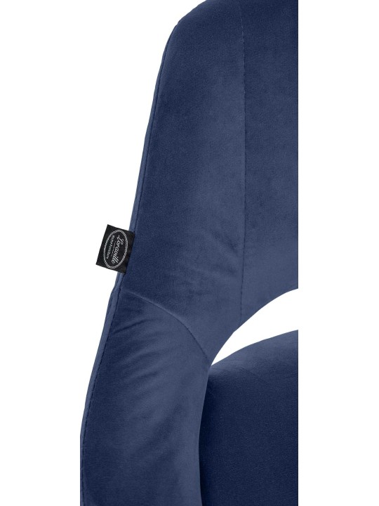 Sæt med 2 barstole Milet velvet B, blå Sæt med 2 barstole Milet velvet B, blå