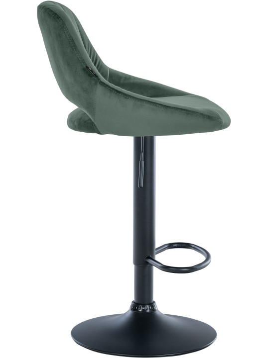 Sæt med 2 barstole Milet velvet B, grøn