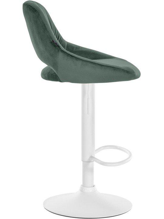 Sæt med 2 barstole Milet velvet W, grøn