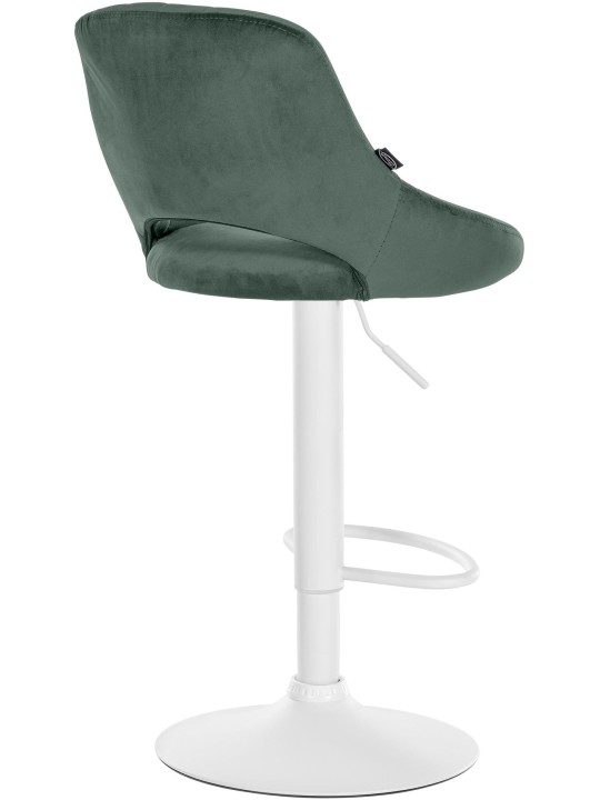 Sæt med 2 barstole Milet velvet W, grøn