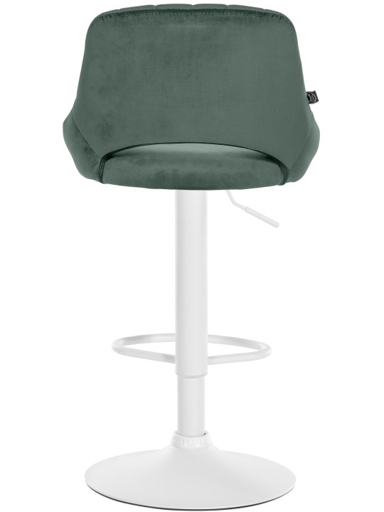 Sæt med 2 barstole Milet velvet W, grøn