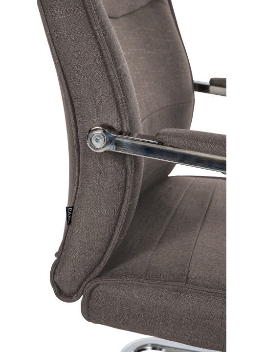 Sæt med 2 besøgsstole Hobart stof, mørkegrå Sæt med 2 besøgsstole Hobart stof, mørkegrå