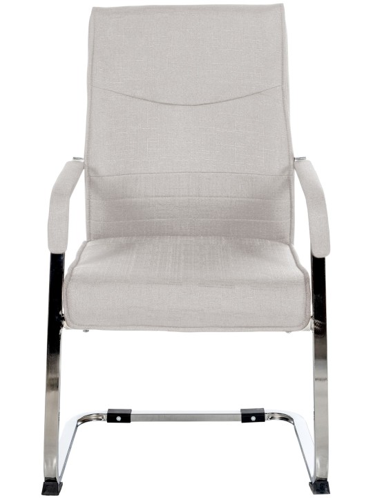 Sæt med 2 besøgsstole Hobart stof, grå Sæt med 2 besøgsstole Hobart stof, grå