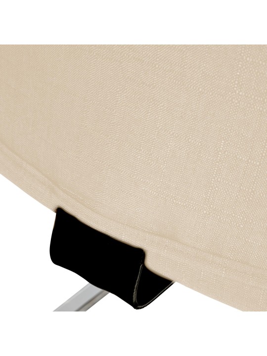 Sæt med 2 besøgsstole Hobart stof, creme Sæt med 2 besøgsstole Hobart stof, creme