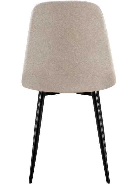 Baxter spisestuestol i fløjl, grå Baxter spisestuestol i fløjl, grå