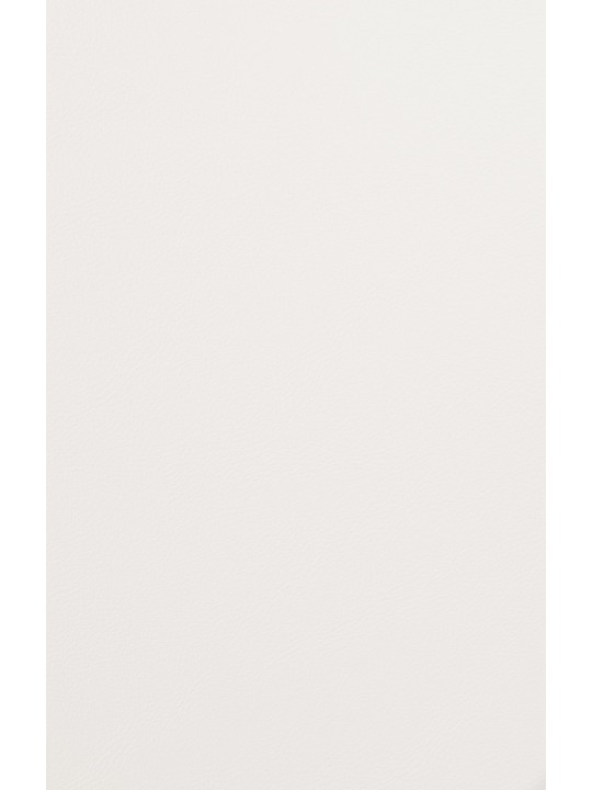 Stol Puka imiteret læder, hvid