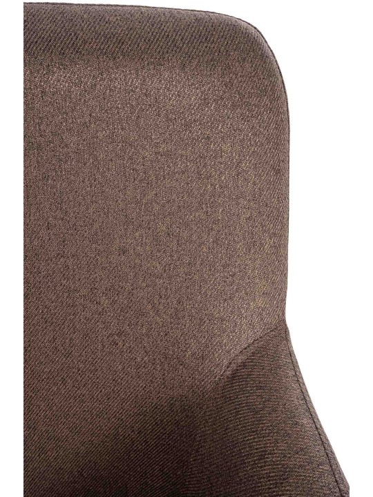 Stol Puka stof, brun