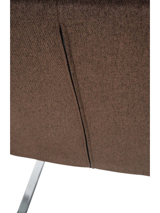 Stol Puka stof, brun
