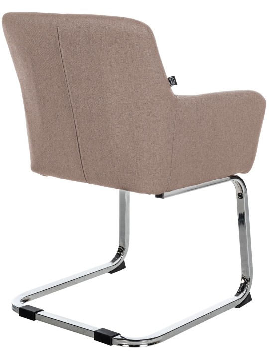 Stol Puka stof, taupe