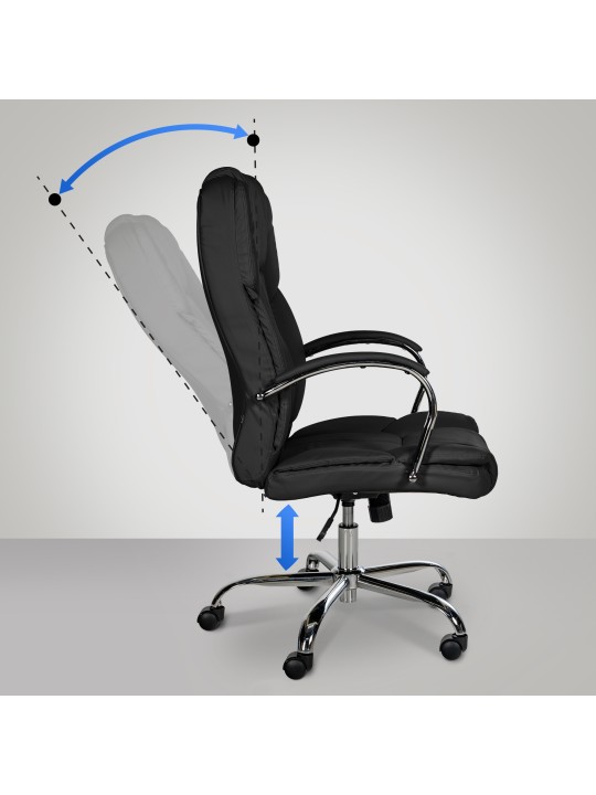 Kontorstol BIG Xanthos, sort