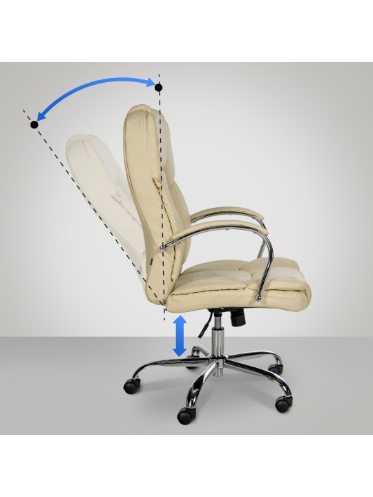 Kontorstol BIG Xanthos, creme