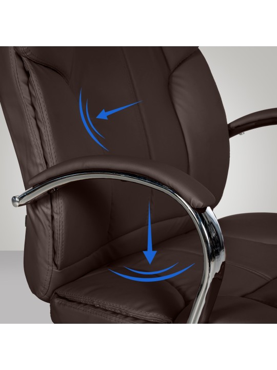 Kontorstol BIG Xanthos, brun