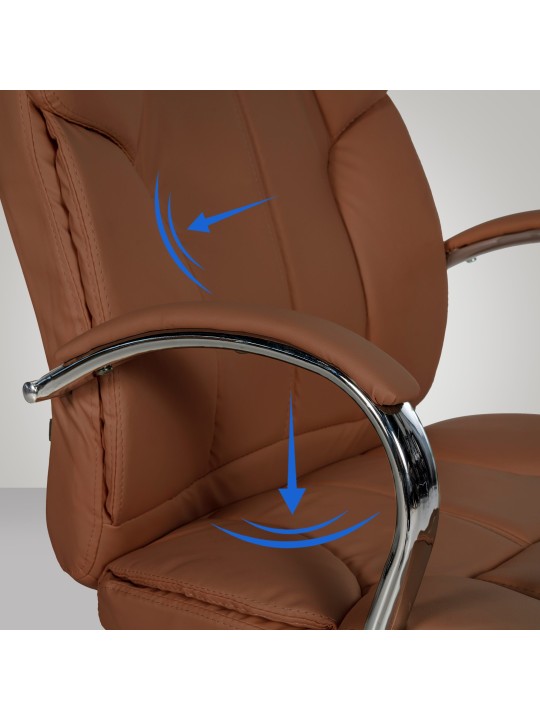 Kontorstol BIG Xanthos, lysebrun