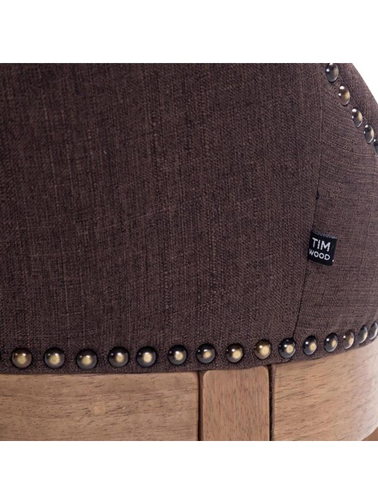 Barstol Lakewood stof, antik lys, brun Barstol Lakewood stof, antik lys, brun