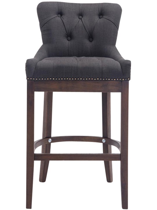 Barstol Lakewood stof, antik, mørkegrå Barstol Lakewood stof, antik, mørkegrå