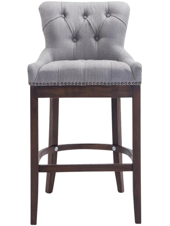 Barstol Lakewood stof, antik, lysegrå Barstol Lakewood stof, antik, lysegrå