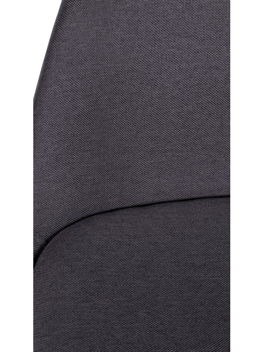 Barstol Corbin stof rund natur, mørkegrå Barstol Corbin stof rund natur, mørkegrå