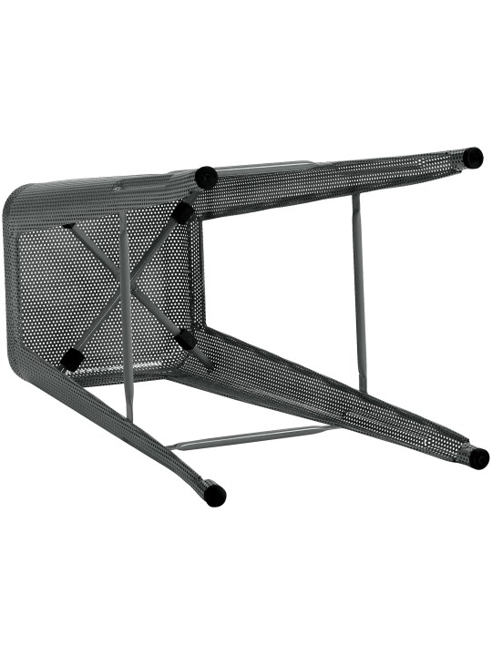 Barstol Fletcher, grå