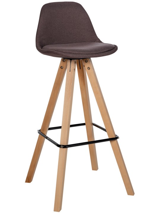 Barstol Corbin stof Firkantet natura, brun Barstol Corbin stof Firkantet natura, brun