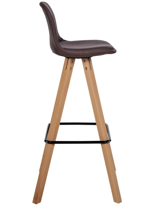 Barstol Corbin stof Firkantet natura, brun Barstol Corbin stof Firkantet natura, brun