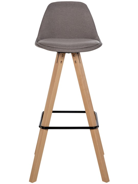 Barstol Corbin stof Firkantet natura, taupe Barstol Corbin stof Firkantet natura, taupe