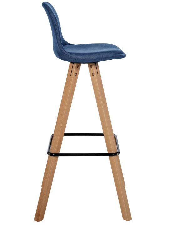 Barstol Corbin stof Firkantet natura, blå Barstol Corbin stof Firkantet natura, blå