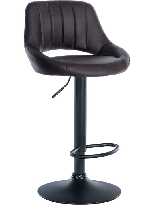 Barstol Milet imiteret læder, brun