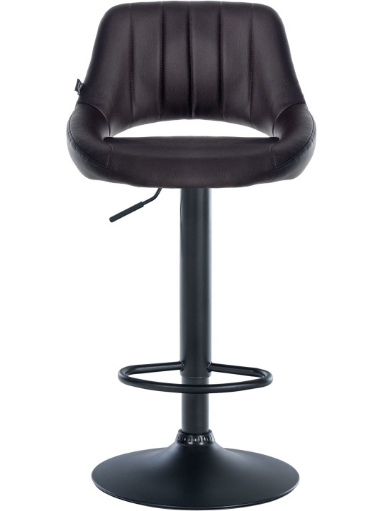 Barstol Milet imiteret læder, brun