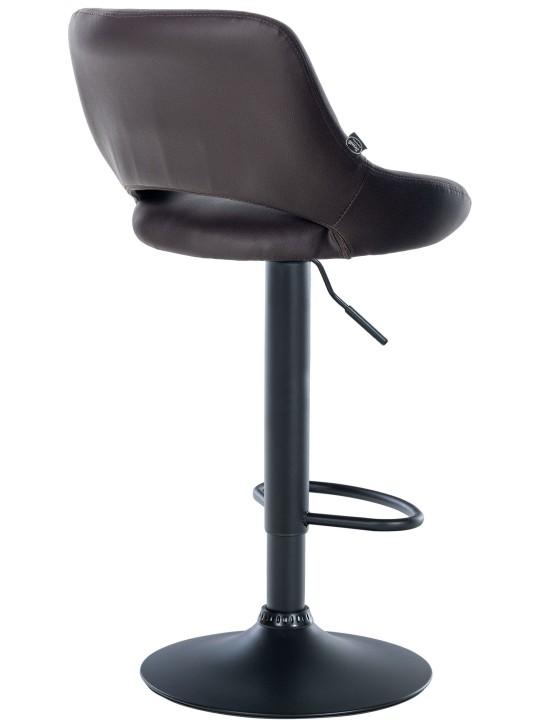 Barstol Milet imiteret læder, brun