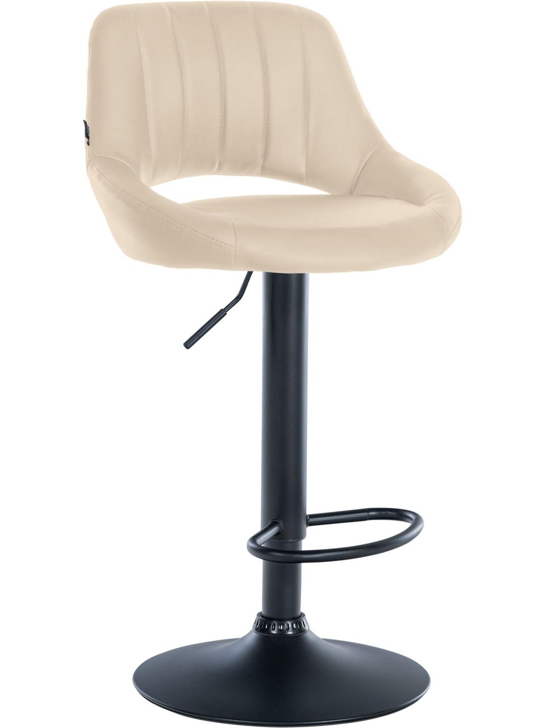 Barstol Milet imiteret læder, creme