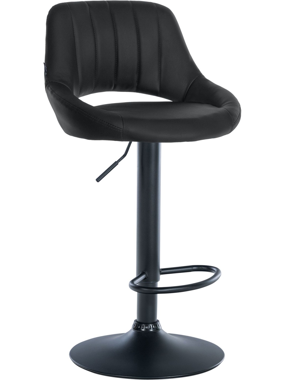 Barstol Milet imiteret læder, sort