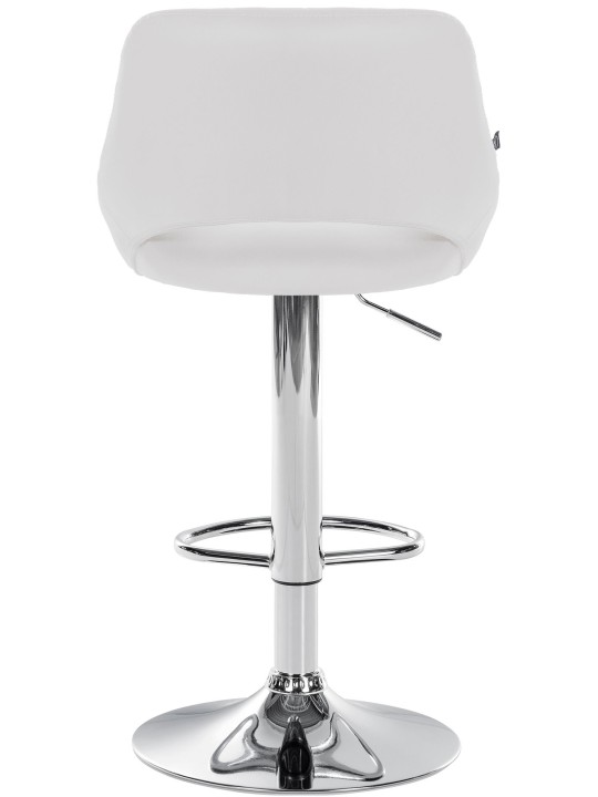 Sæt med 2 barstole Milet imiteret læder C, hvid