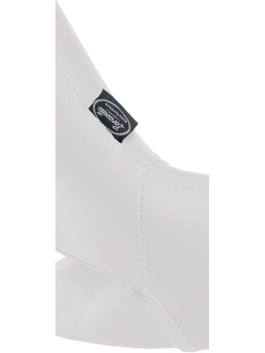 Sæt med 2 barstole Milet imiteret læder C, hvid