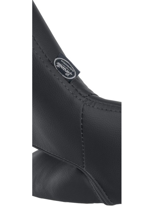 Sæt med 2 barstole Milet imiteret læder B, sort Sæt med 2 barstole Milet imiteret læder B, sort