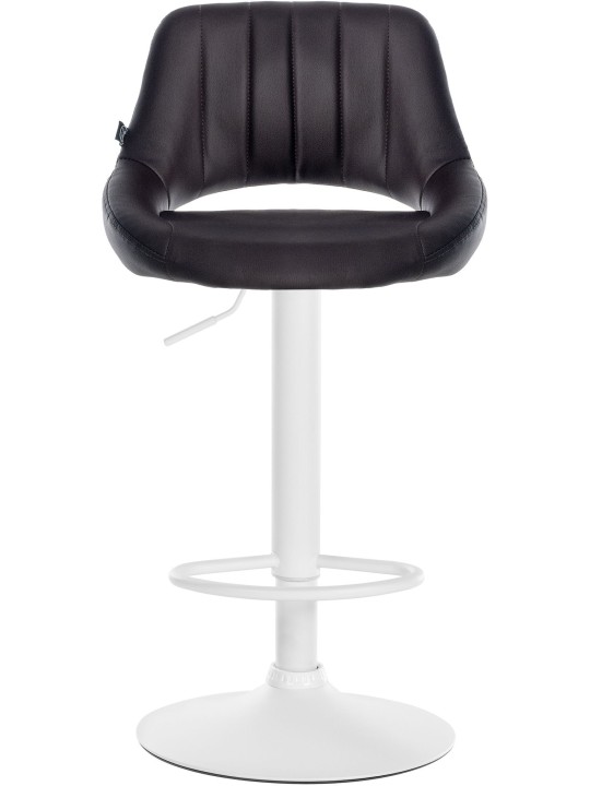 Sæt med 2 barstole Milet imiteret læder W, brun