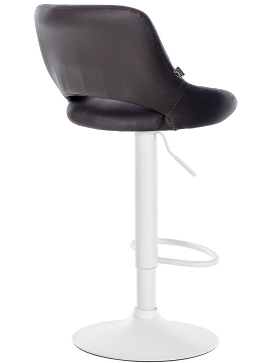 Sæt med 2 barstole Milet imiteret læder W, brun