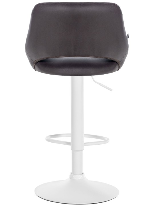 Sæt med 2 barstole Milet imiteret læder W, brun