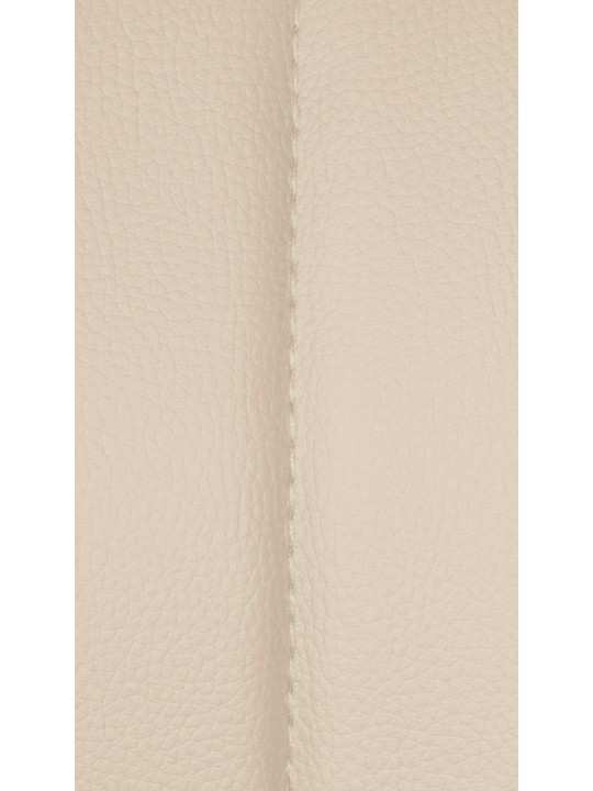 Sæt med 2 barstole Milet imiteret læder W, creme