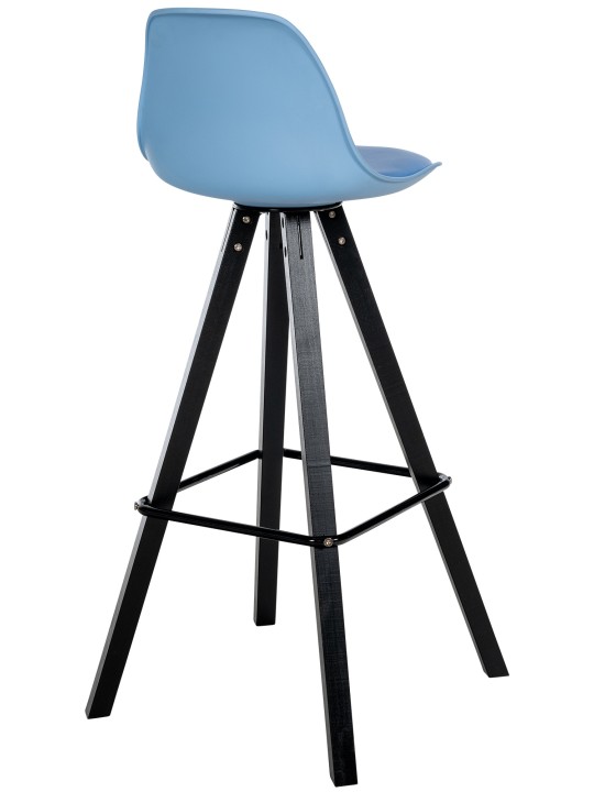 Barstol Corbin imiteret læder Square, blå