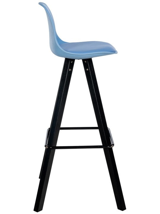 Barstol Corbin imiteret læder Square, blå