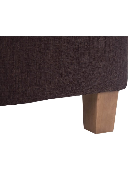 Farao skammel, antik lys, brun