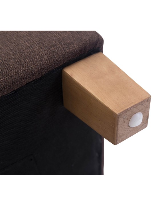 Farao skammel, antik lys, brun