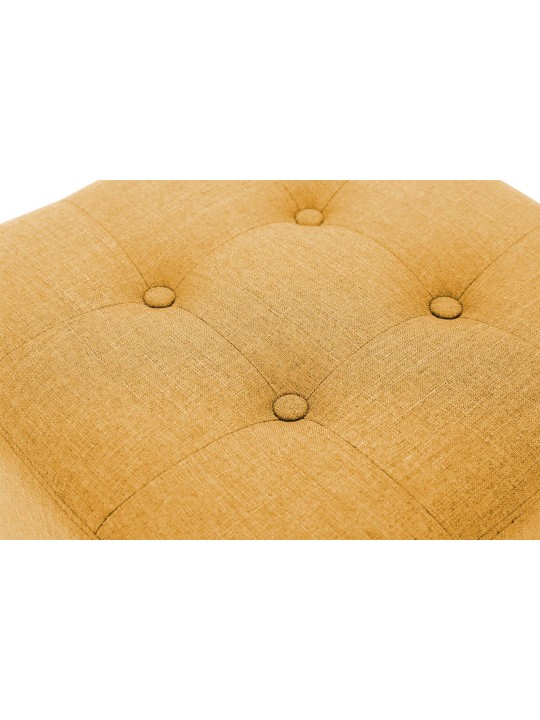 Farao skammel, antik lys, gul