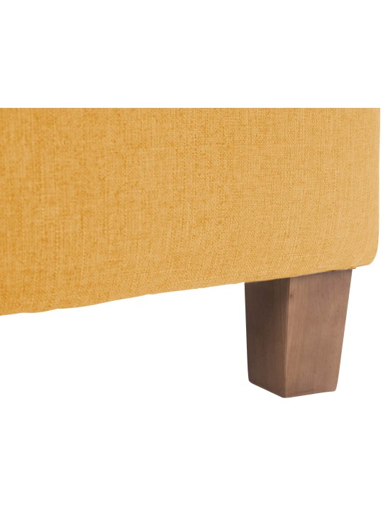 Farao skammel, antik lys, gul