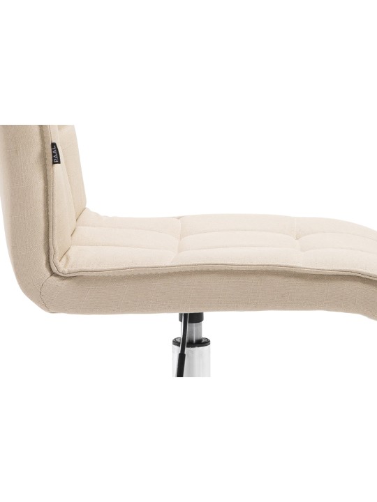 Arbejdsskammel Peking V2 stof, creme