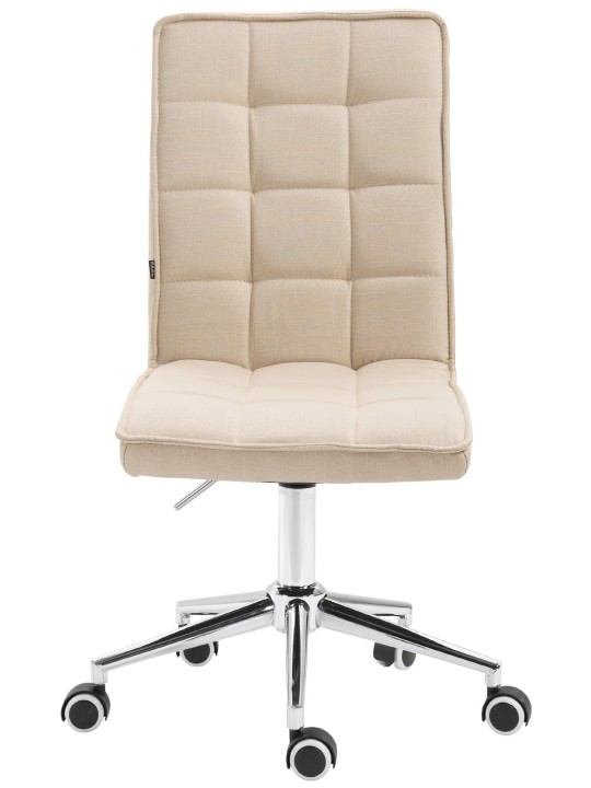 Arbejdsskammel Peking V2 stof, creme